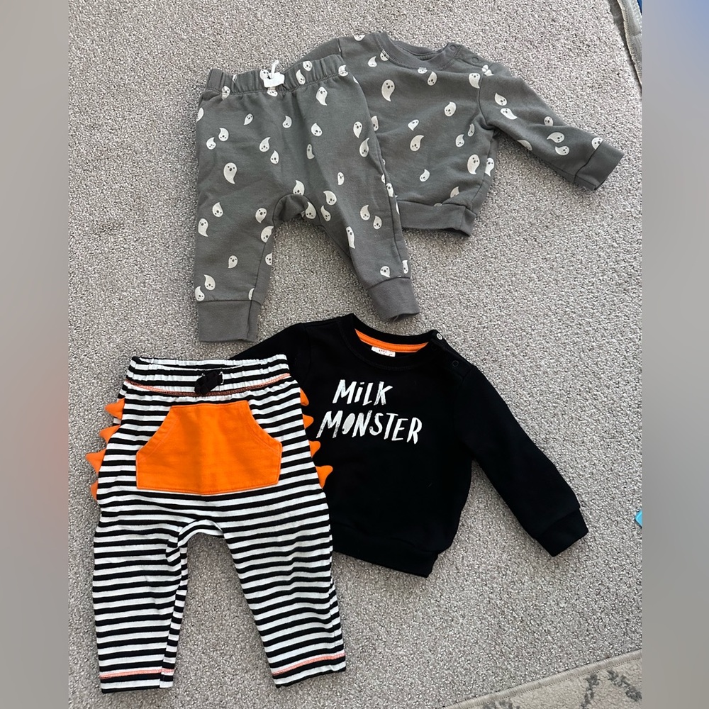 Halloween Sweatshirt and pants Set 6-9